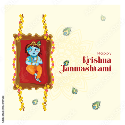 The Krishna god's birthday celebrated all over India