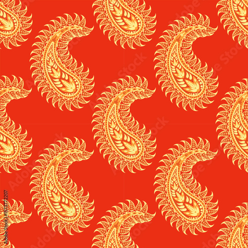 elegant paisley pattern for wallpaper background and textile beautiful paisley originated in persia and paisley is popular in Iran india scotland this paisley design is good for dress shawl scarf rida