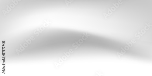 Absttract silver foil background with metal mirror texture. Chrome gradient surface with light gloss realistic texture simple art good