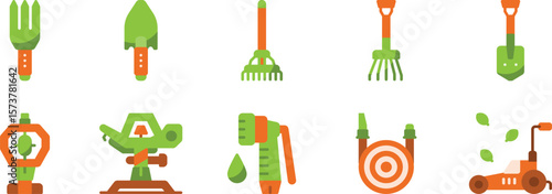 set of go green paint brushes