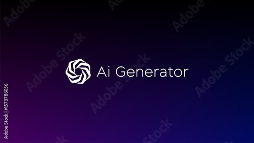 Ai bot logo and white logo vector in eps 8 format. Ai Chat bot is ai articfical chat bot system.