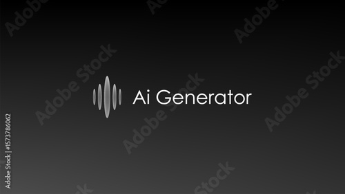 Ai bot logo and white logo vector in eps 8 format. Ai Chat bot is ai articfical chat bot system.