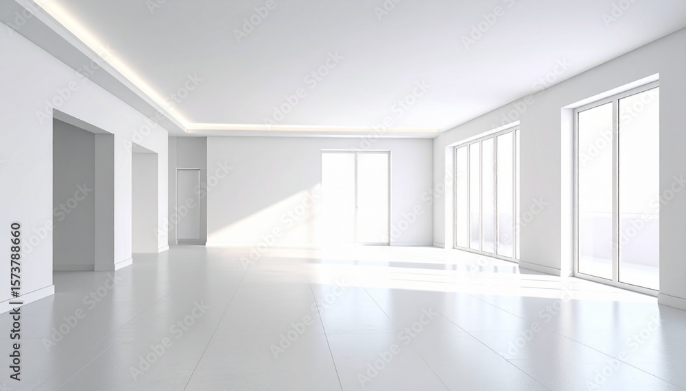 Obraz premium Generated image of a modern interior space