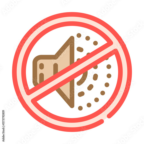 noise reduction color icon vector illustration