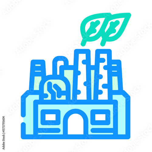 sustainable sourcing color icon vector illustration