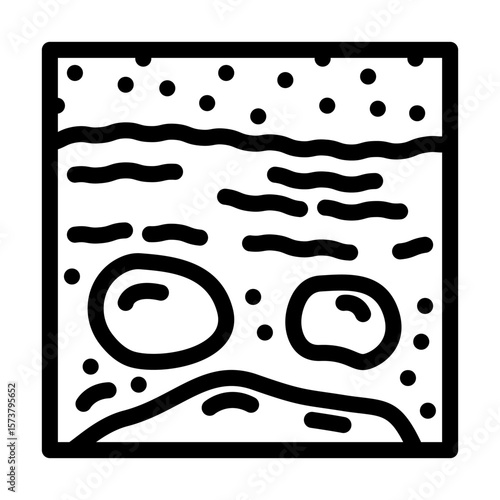 ocean waves carrying oil shore line icon vector illustration