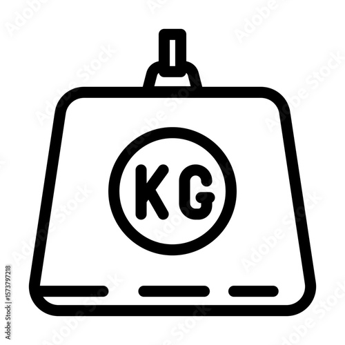 heavy duty line icon vector illustration