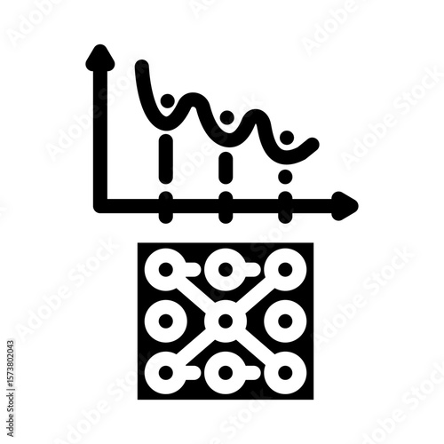 annealing hardware quantum computer glyph icon vector illustration