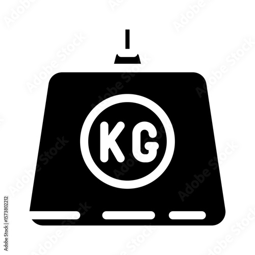 heavy duty glyph icon vector illustration