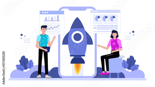 Startup launching community engagement program