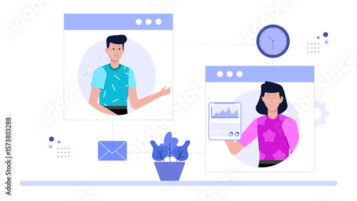 HR team developing remote work guidelines