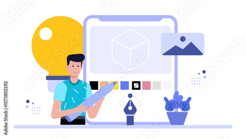 Product designer finalizing interactive prototype