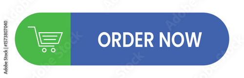 blue green cart button, order now icon, ecommerce checkout button, add to cart vector, colorful order button, cart graphic
