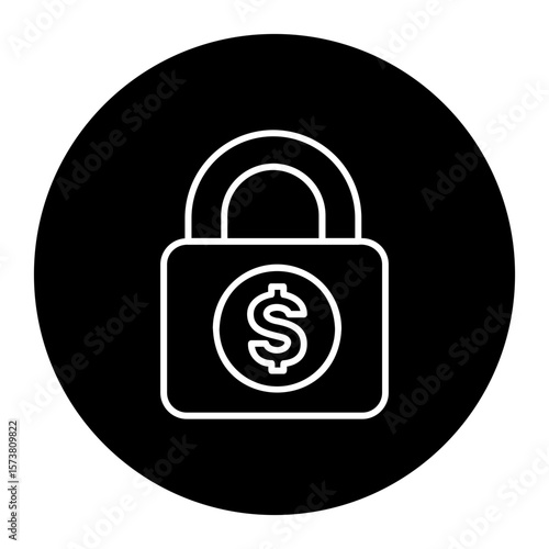 dollar sign and lock