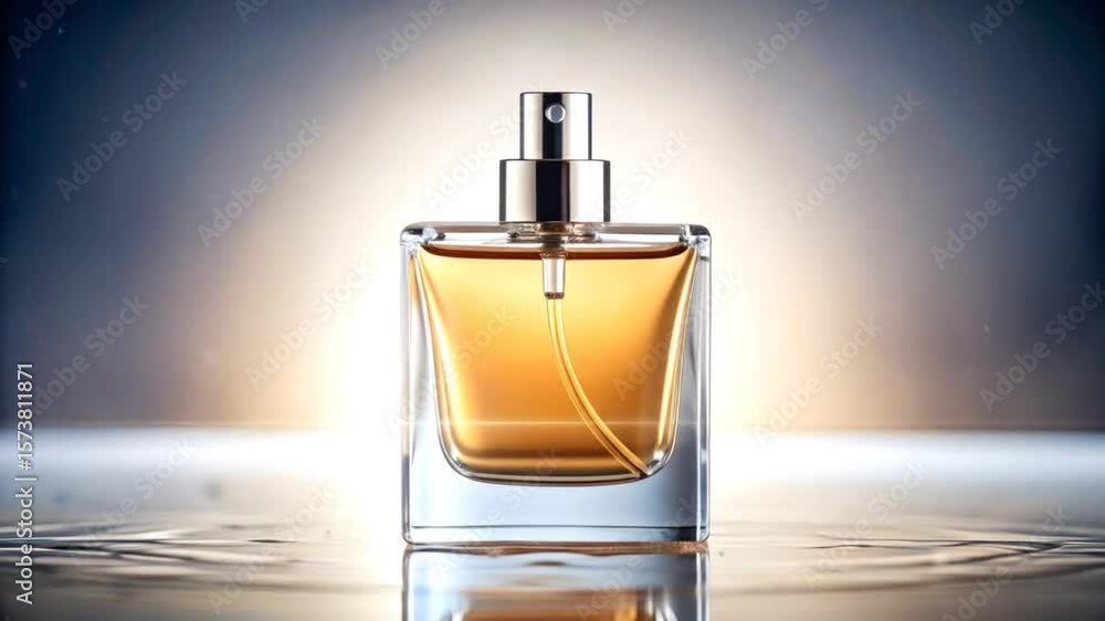 Cinematic Splash Around Luxury Perfume Bottle - Product Advertising Visual Cinematic Splash Around Luxury Perfume Bottle - Product Advertising Visual