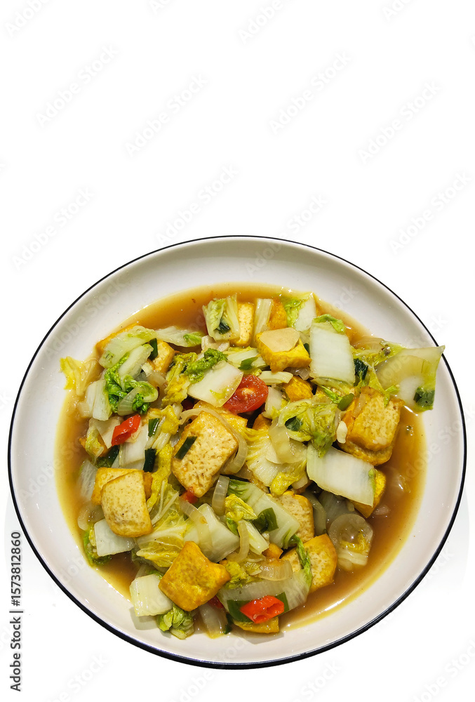 Indonesian Spiced Greens with Tofu Indonesian Spiced Greens with Tofu