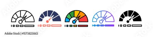 Speedometer multiple icon