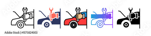 Car Maintenance multiple icon