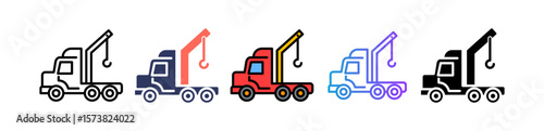Tow Truck multiple icon