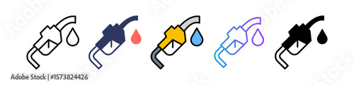 Fuel Pump multiple icon