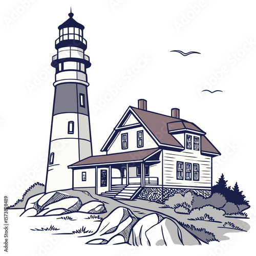 lighthouse on the beach