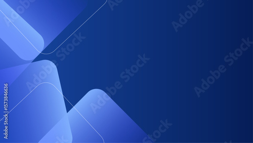 Abstract blue background with overlapping shapes. Suitable for graphic design projects, website backgrounds, and digital presentations. Perfect for modern and creative concepts.