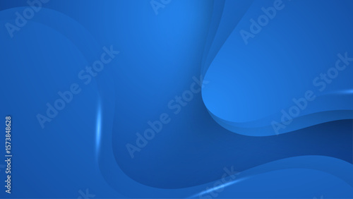 Abstract blue wavy background. Suitable for web banners, social media graphics, and digital art projects. Versatile and visually appealing design.