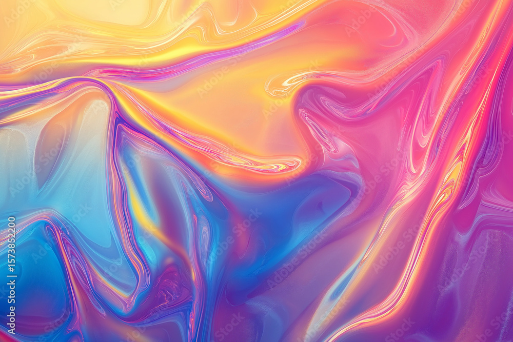 custom made wallpaper toronto digitalDigital art graphic design. Beautiful iridescent glassy gradient texture. colorful rainbow wallpaper background