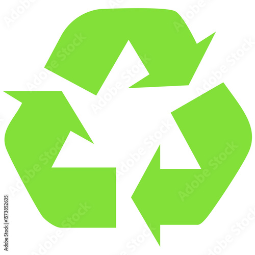 Recycle Icon Vector – Eco-Friendly Symbol for Sustainability, Green Energy & Recycling Projects (Editable SVG)
