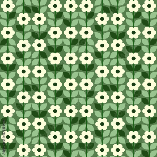 green seamless pattern