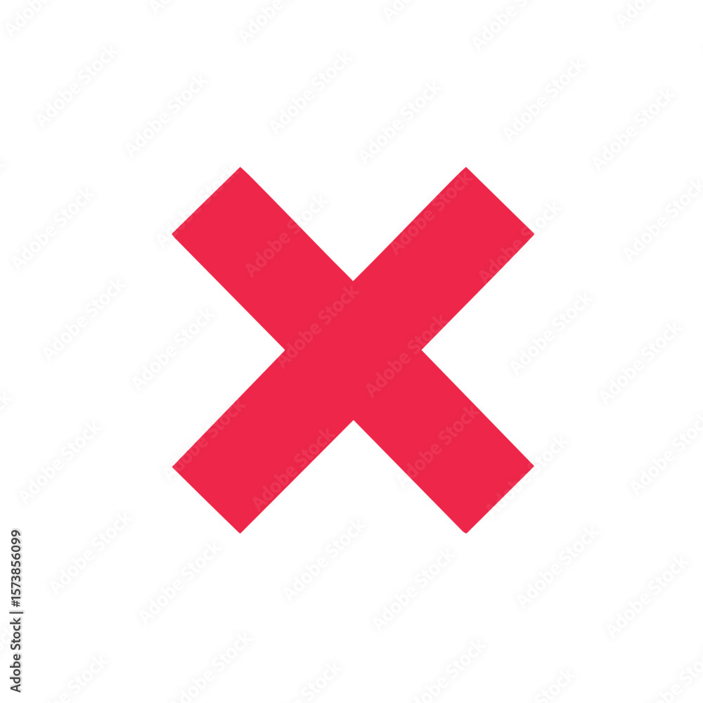 Obraz premium ばつ