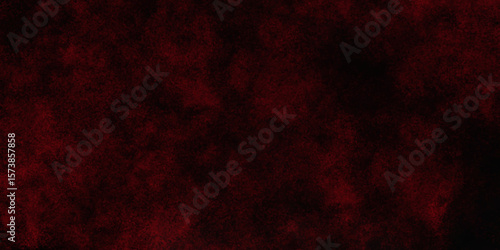 Red color powder explosion isolated on black background. Colorful dust explode. Paint Holi, dust particles splash. Network concept with spray. Futuristic technology element. 3D rendering.