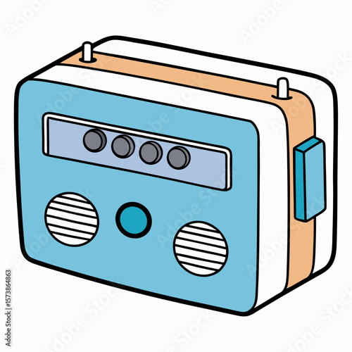 retro radio icon