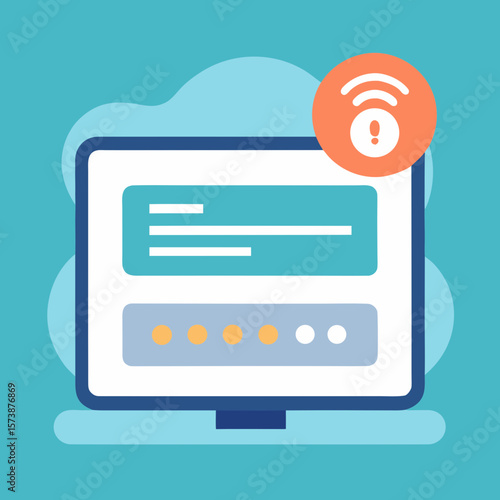 Online Banking Login Screen Icon