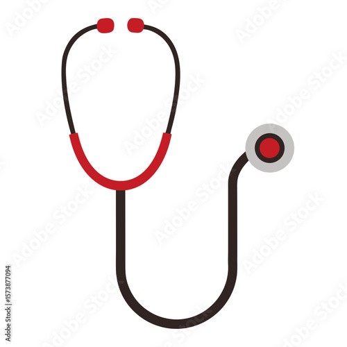 Doctor Stethoscope On White Background Design