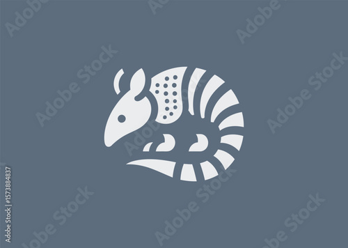 Armadillo logo for protection, nature, or unique brand concepts.