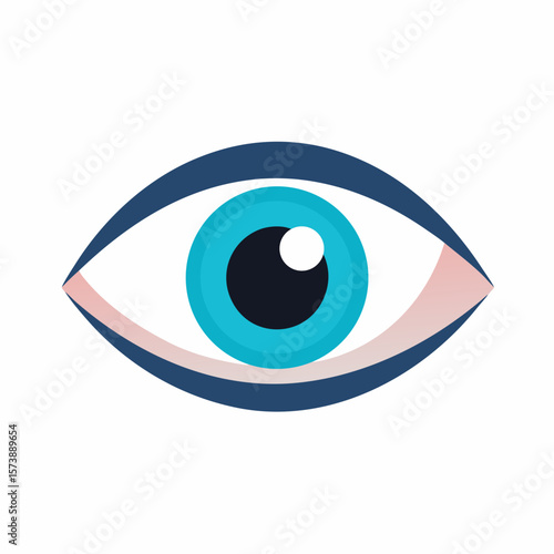 Eye With Detailed Iris Icon