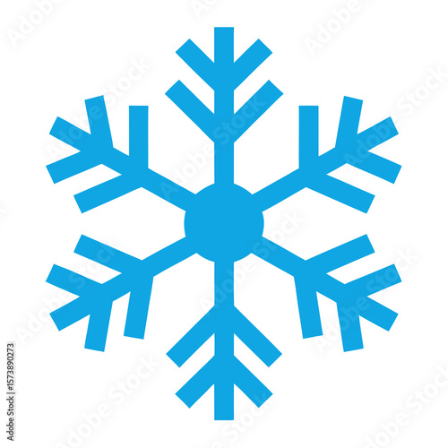 Snowflake Cold Weather Icon Vector