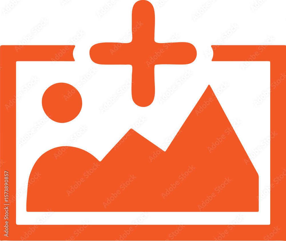 Fototapeta premium Upload Icon simple icon. Vector ICON all icon Viktor. 