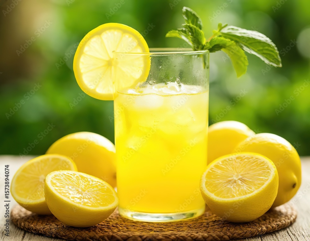 lemonade refreshing summer fruit drink. lemonade refreshing summer fruit drink.