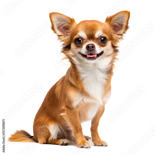 chihuahua dog on transparent background