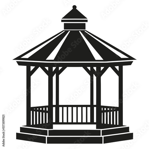 vector illustration of a cage