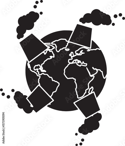 Global Pollution Industrial Emissions and Environmental Impact