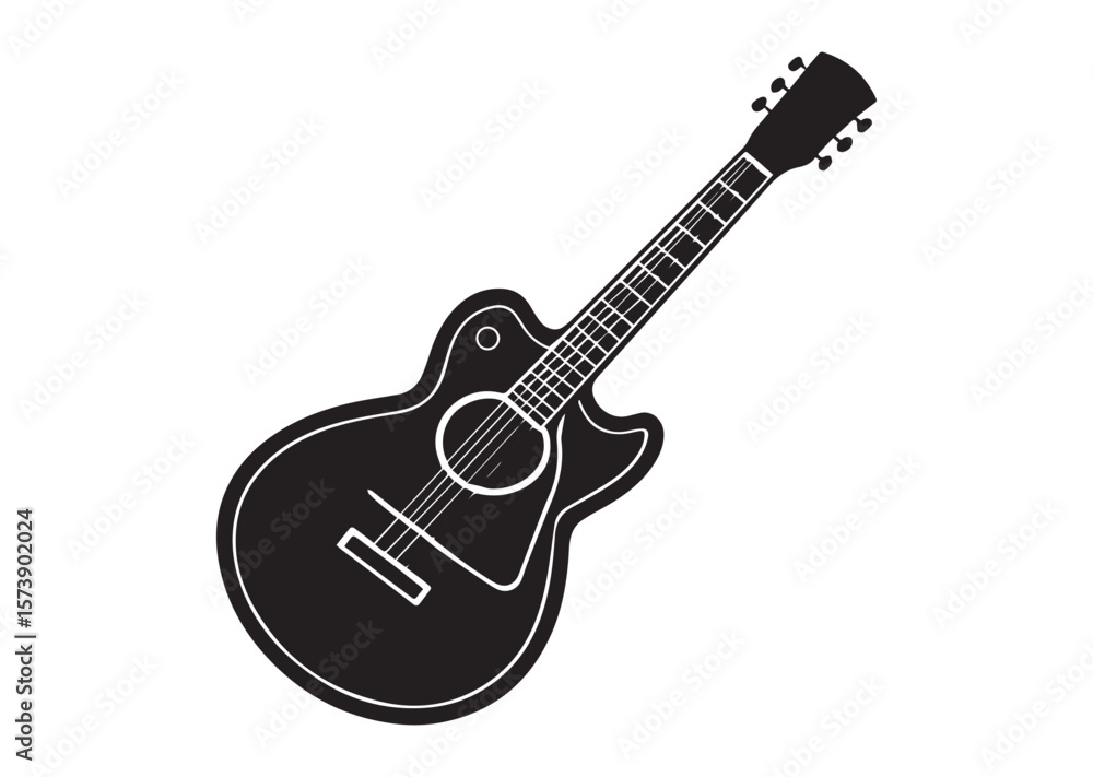 Fototapeta premium Guitar Vector, Guitar Design, Guitar Icon