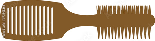 Dual-Sided Hair Comb Wide-Tooth & Fine-Tooth Design for Detangling and Styling