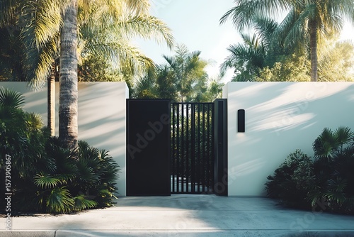 entrance to the hotel