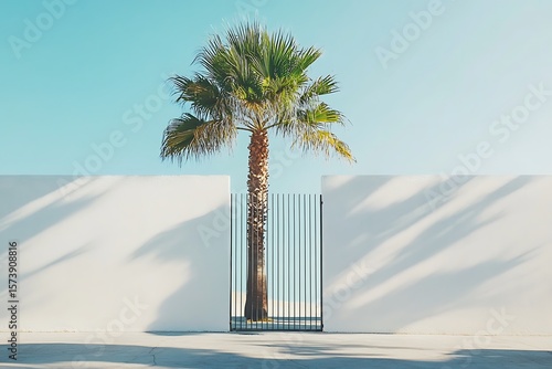 palm tree on the beach