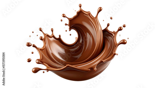 Delicious Chocolate Splash A Whirlwind of Creamy Indulgence