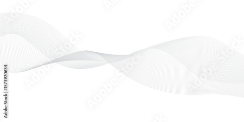Abstract background wave line in vector business texture. Pattern line blend curve waves flow futuristic technology digital sound and noise energy wave line flow background.