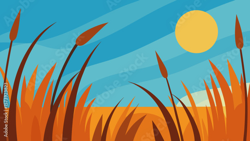 reeds and water